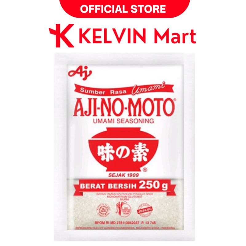 

Ajinomoto Bumbu Masak MSG Micin Penyedap Rasa pck 250g | KELVIN Mart