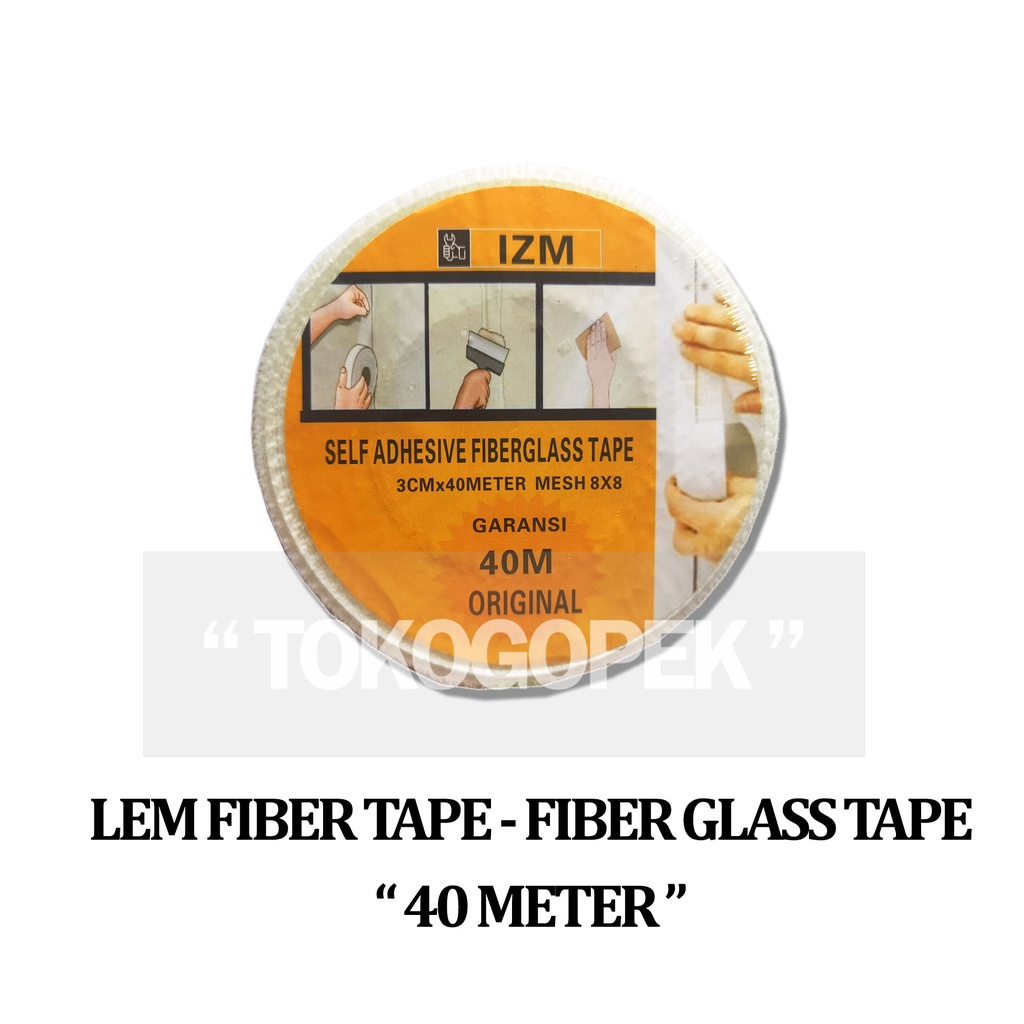 FIBER GLASS TAPE - LEM FIBER TAPE - LEM GIPSUM 40 METER