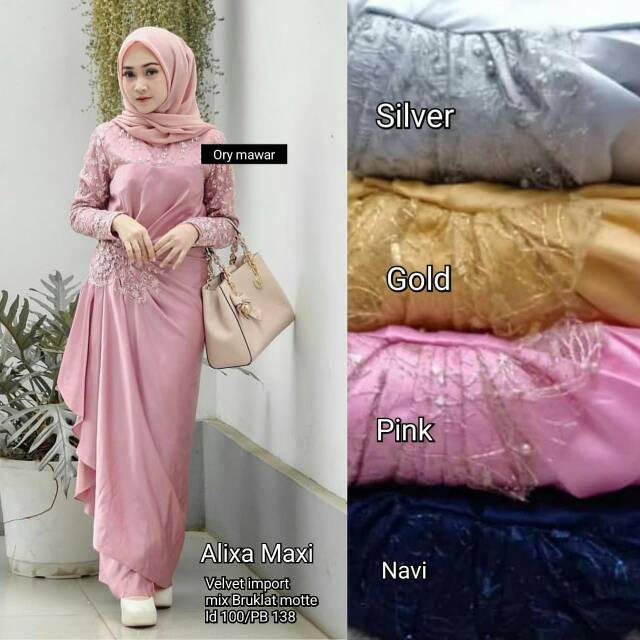 Baju Gamis Alixa Maxi (geser gambar untuk melihat yang lain)