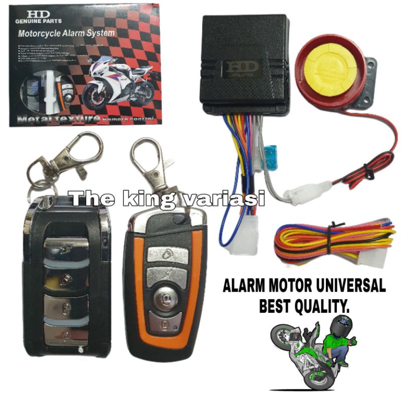 ALARM REMOT MOTOR/ALARM MOTOR/ALARAM MOTOR REMOT 12V/ALARM MOTOR ANTI MALING/KUNCI MOTOR SISTEM ALAR