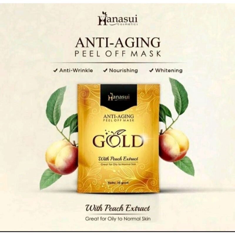 Jual Naturgo Hanasui Gold Mask Shopee Indonesia