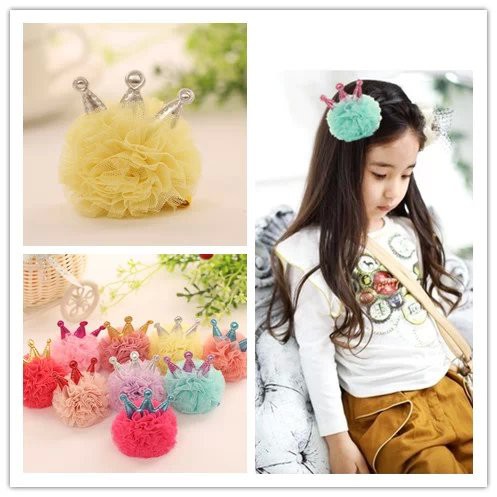 BF011 Jepit Rambut Anak & Dewasa Bola Mahkota Korea Aksesoris Hair Pin