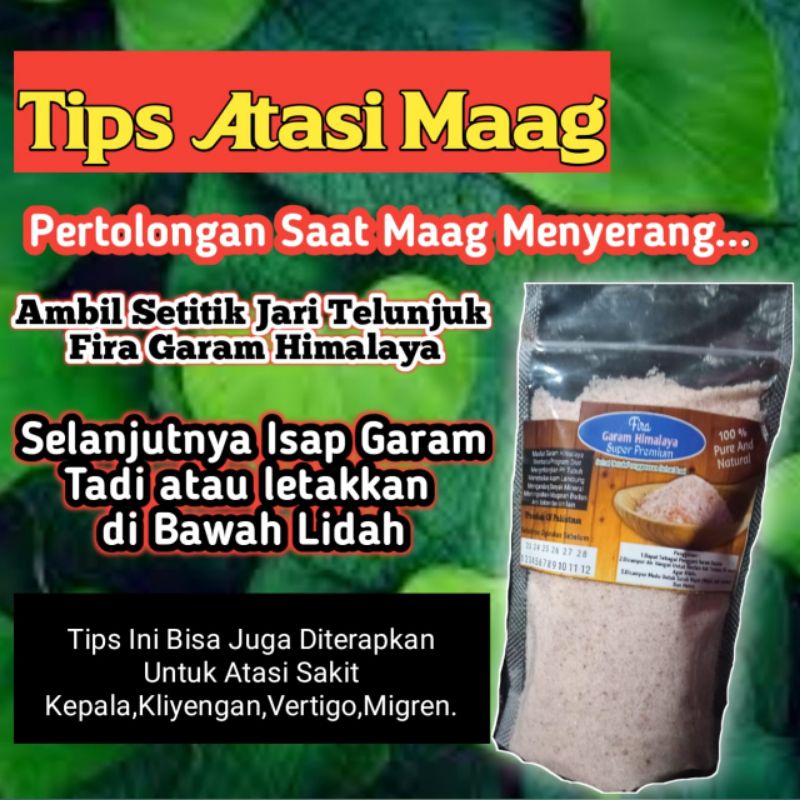 

Tips Atasi Maag Fira Garam Himalaya Super premium Asli Dari Pakistan