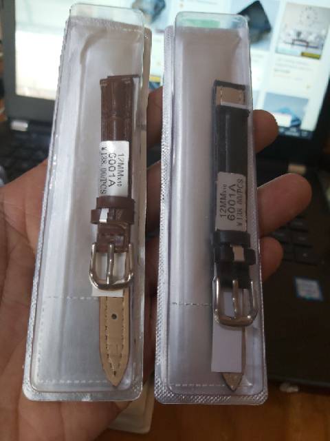 Strap tali jam tangan kulit timeking original 12mm