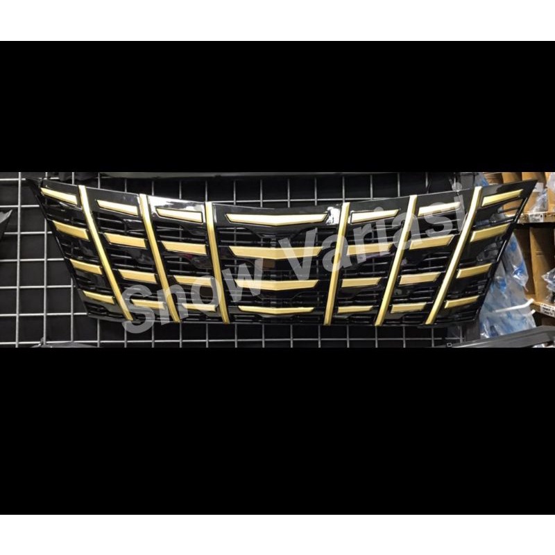 Jsl All new avanza 2019 gril depan model alphard jsl front grille cover list gold