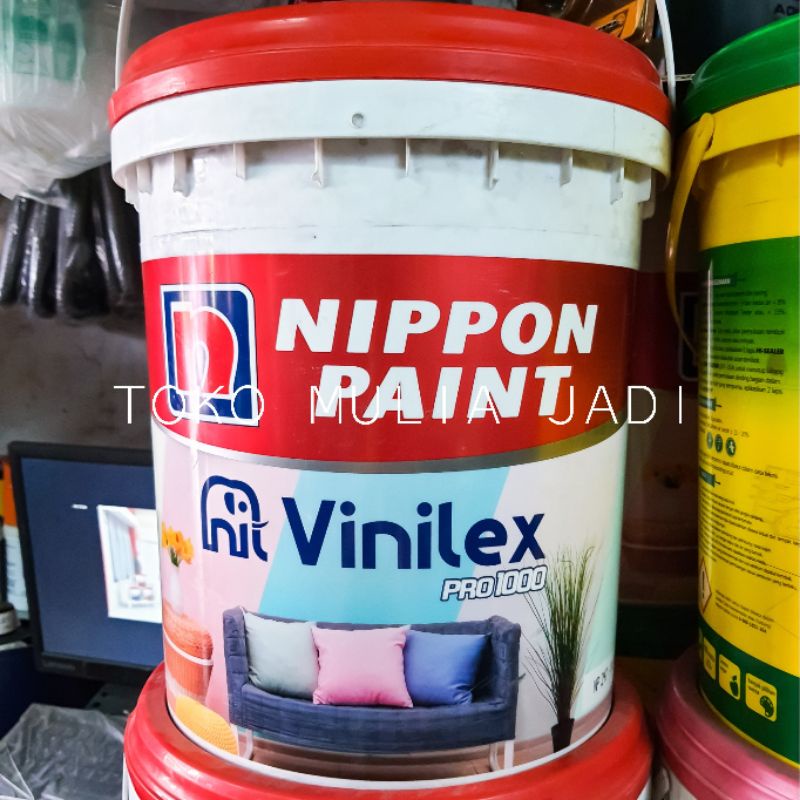 Cat tembok Vinilex Pro 20 kg Nippon Paint dinding warna ready