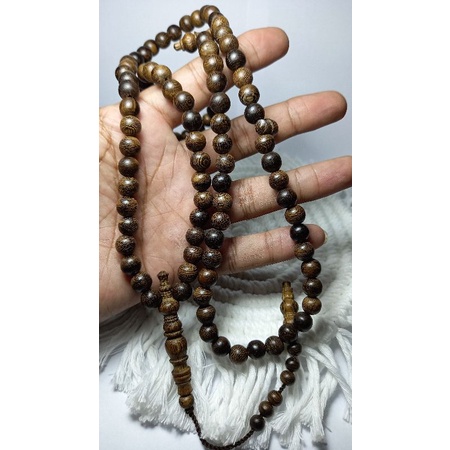 Tasbih kayu johar tasbih johar asli tasbih 99 tasbih kayu bertuah
