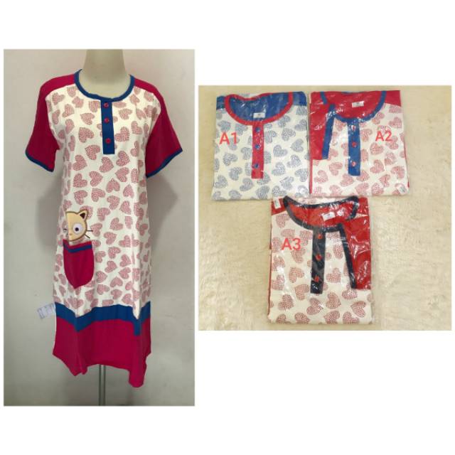 Daster Amro dewasa/ daster kaos amro/ daster kaos dewasa standart