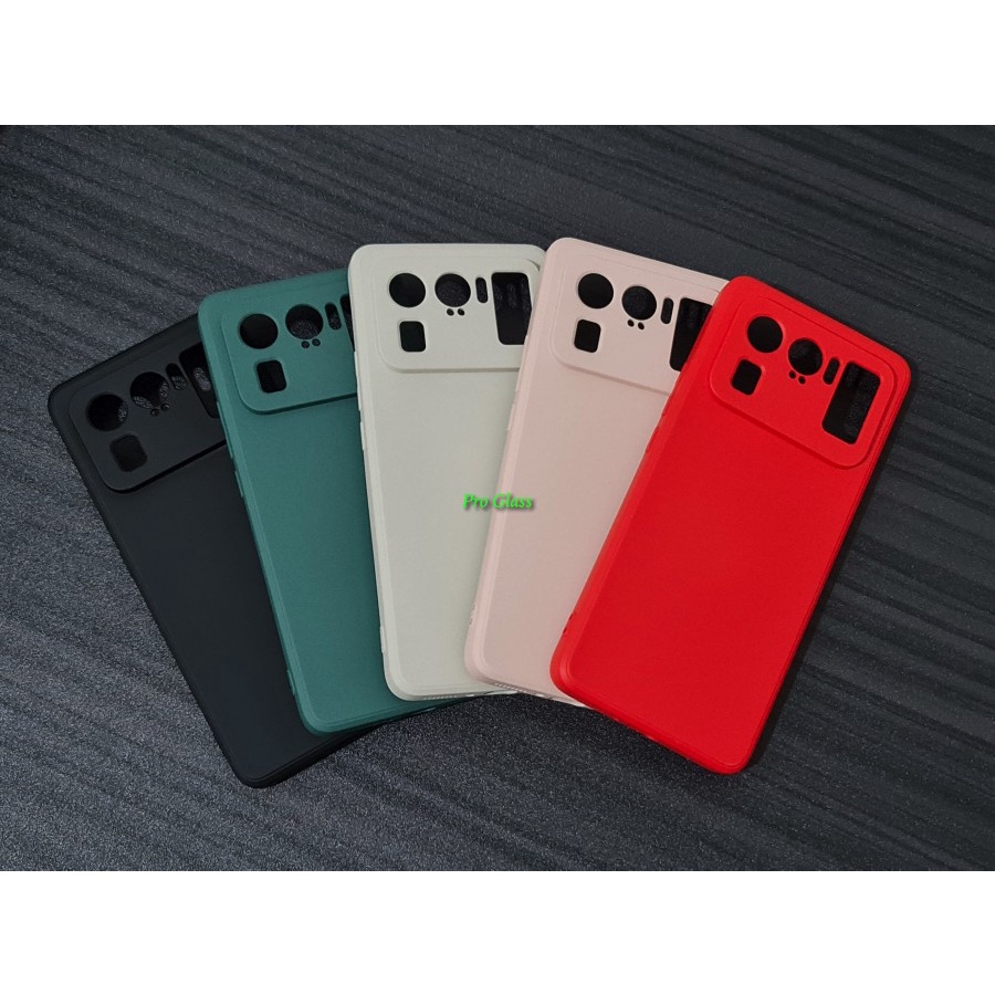 C119 Xiaomi Mi 11 / Mi 11 LITE / Mi 11 ULTRA Premium Matte Doff Silicone Case + Lens Protection