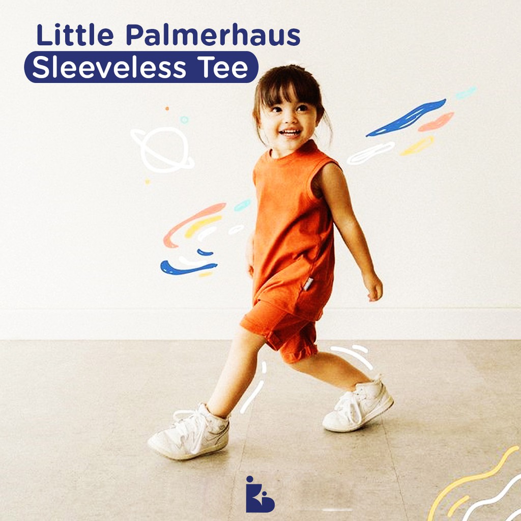 Little Palmerhaus Sleeveless Tee | Baju Anak