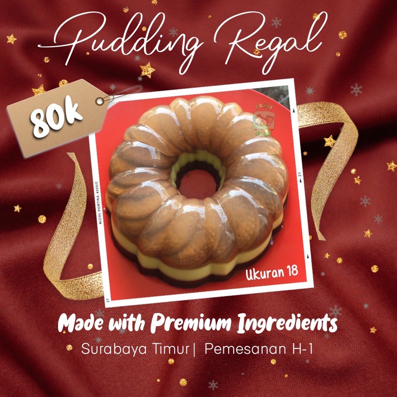 

Pudding Regal Ukuran 18 | Puding Regal Hampers