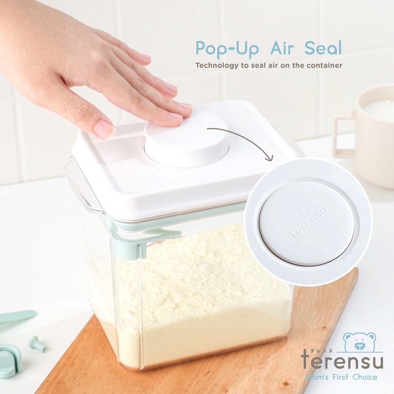 Terensu Toples Box Kedap Udara Susu SUFOR Bubuk Bayi 600gr FREE Sendok