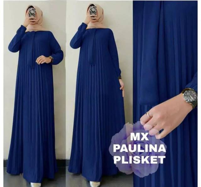 GAMIS PLISKET / GAMIS PLISKET JUMBO / GAMIS PLISKET MAXI TERBARU