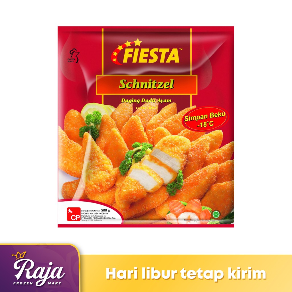 

Fiesta Schnitzel 500gr / Schnitzel / Frozen Food / Kentang Beku / Makanan Beku