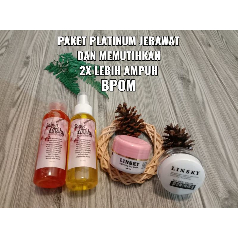 PAKET PLATINUM ISI 4 LINSKY PINK BPOM