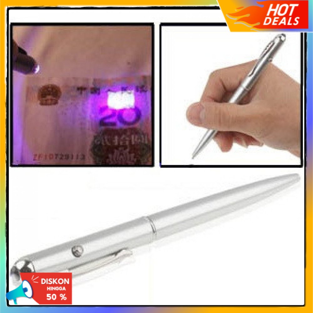 

PROMO SUPER PULPEN Pena Tinta Invisible dengan UV Light VU 13