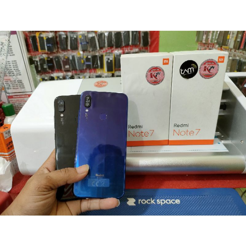 SECOND REDMI NOTE 7 RAM 4/64 FULLSET/LENGKAP