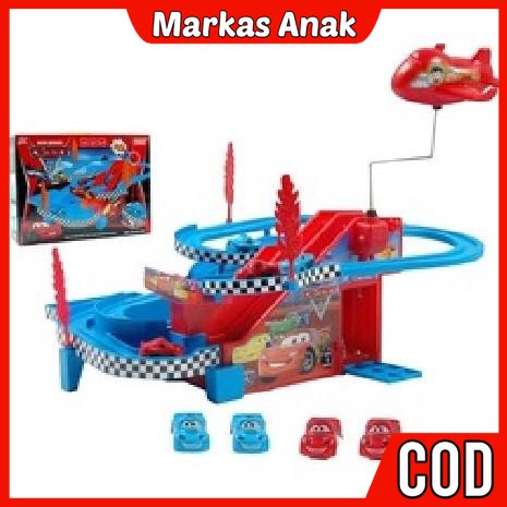 Mainan Anak Anak Umur 3 4 5 6 Tahun Track Trek Jalur Seluncur Seluncuran Perosotan Kereta train Play