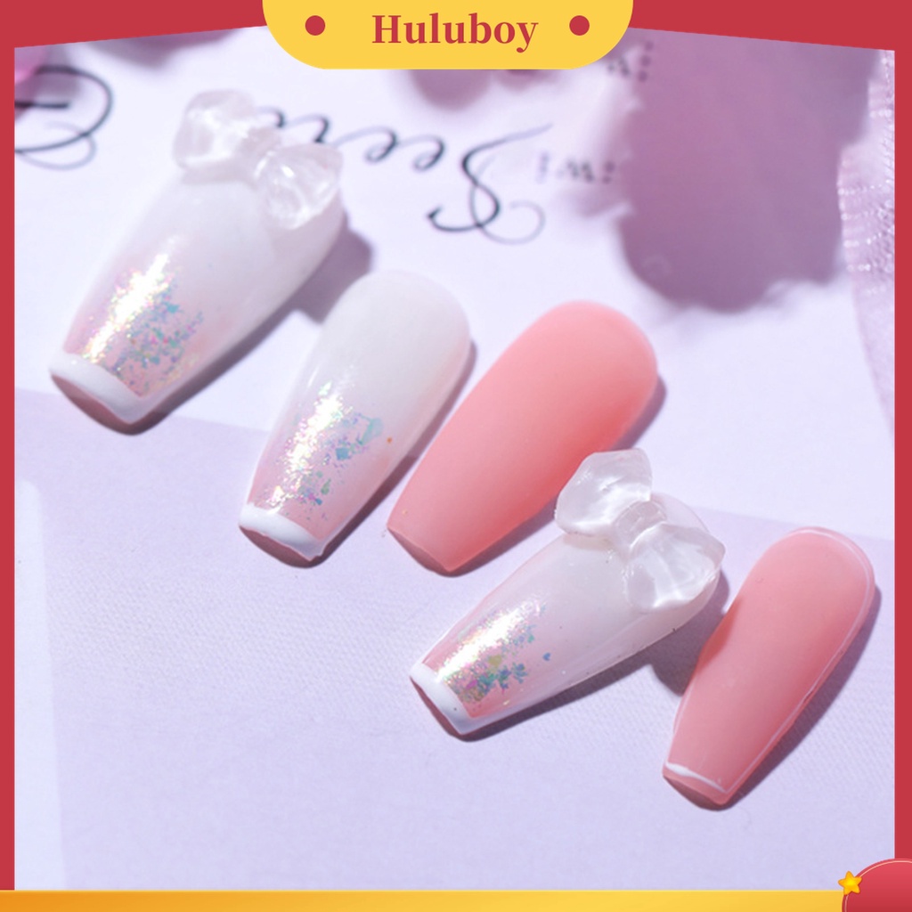 Huluboy Huluboy♡ 10pcs / Kantong Berlian Imitasi 3D Untuk Dekorasi Nail Art