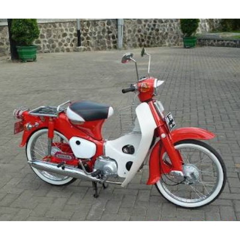 Pispot Motor Honda C50 C70 Pangkon Dudukan Pisah