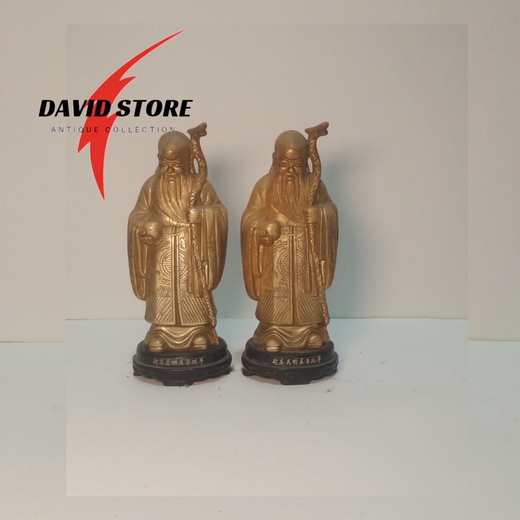 Patung Dewa Bumi Te Cu Kong Kuno Jadul Antik