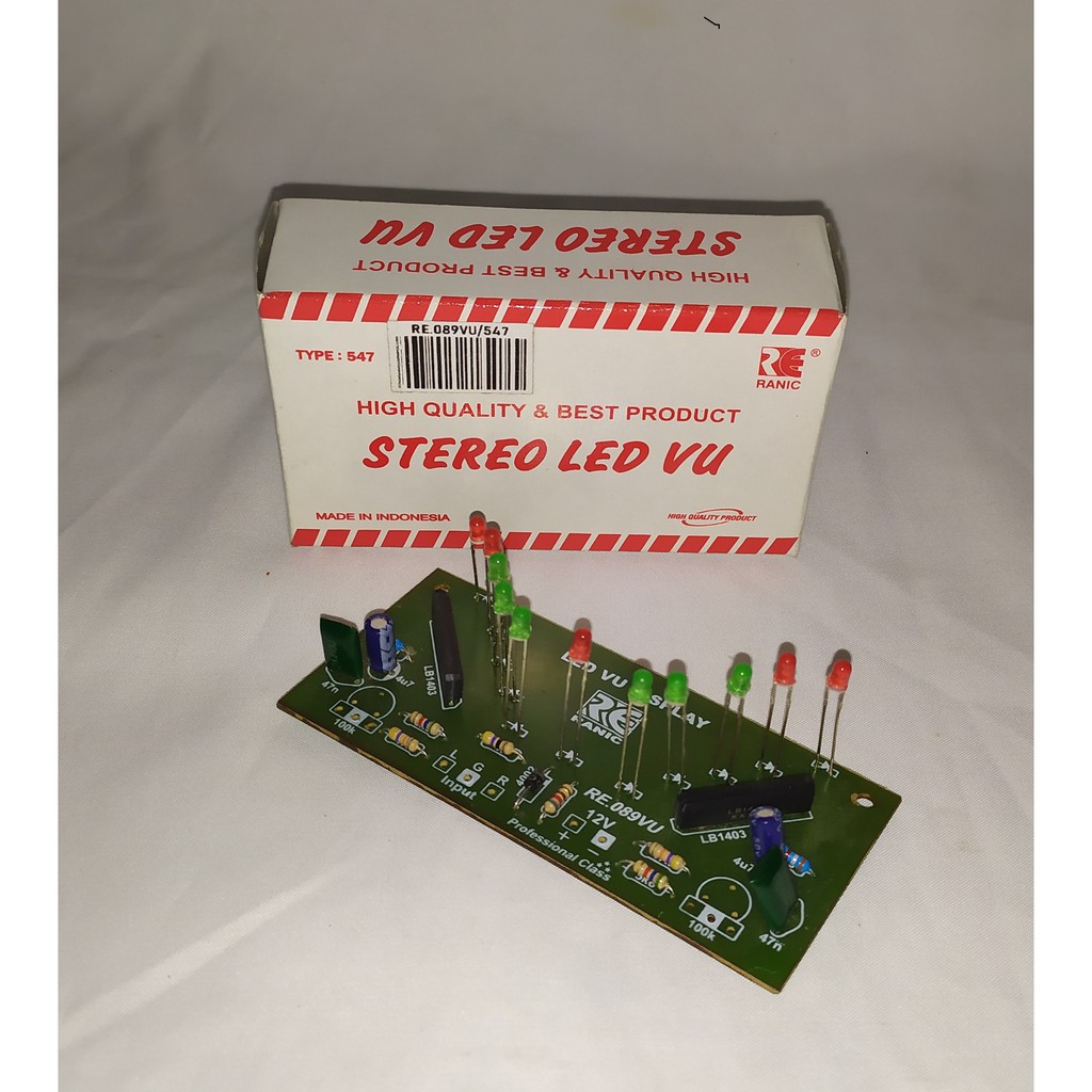 Kit LED VU DISPLAY STEREO-Ranic Type 547