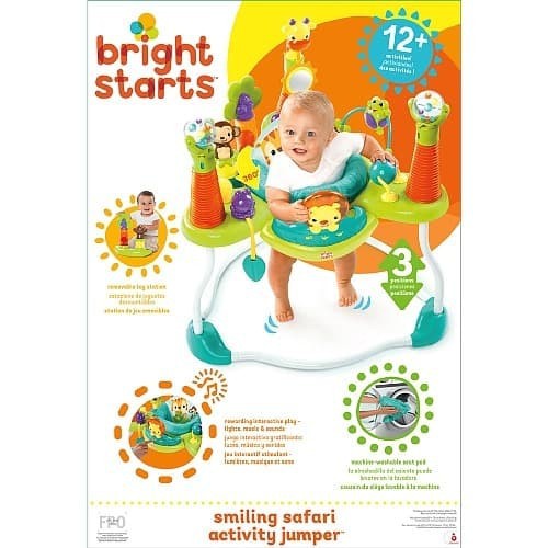 Bright Starts Smiling Safari Activity Jumper