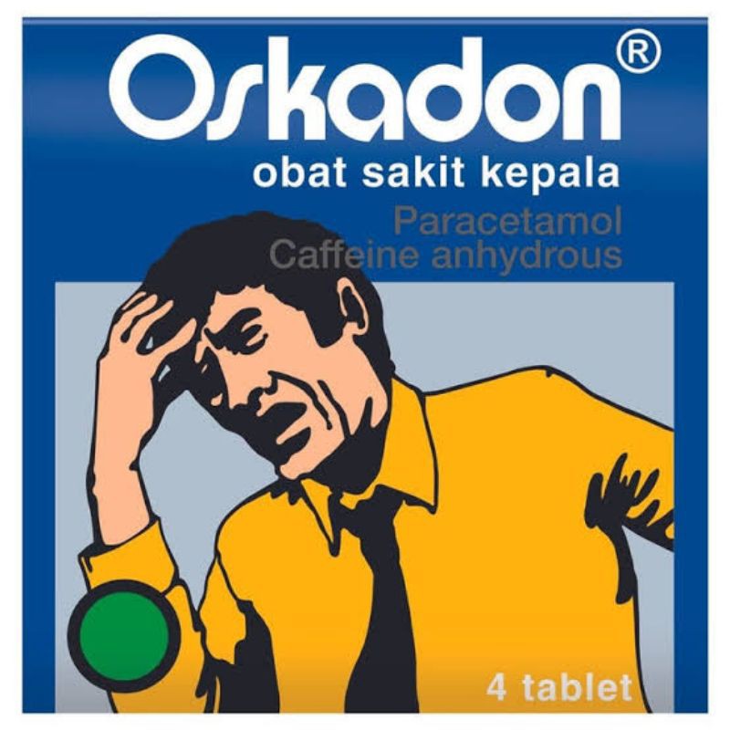 OSKADON OBAT SAKIT KEPALA 4T