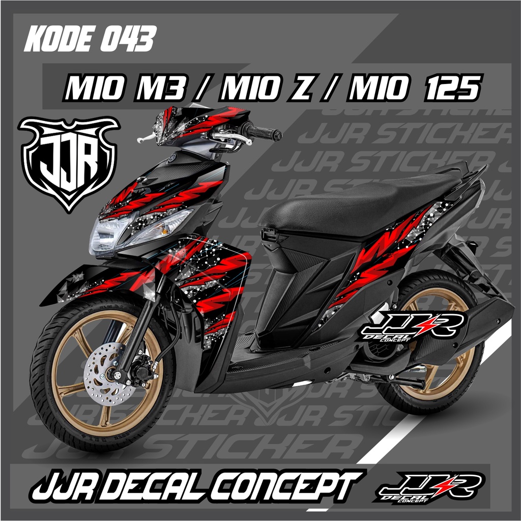 Jual Stiker Decal Yamaha MIO M3 MIO Z MIO 125 FULL BODY KEREN VARIASI AKSESORIS MIO Indonesia Shopee Indonesia