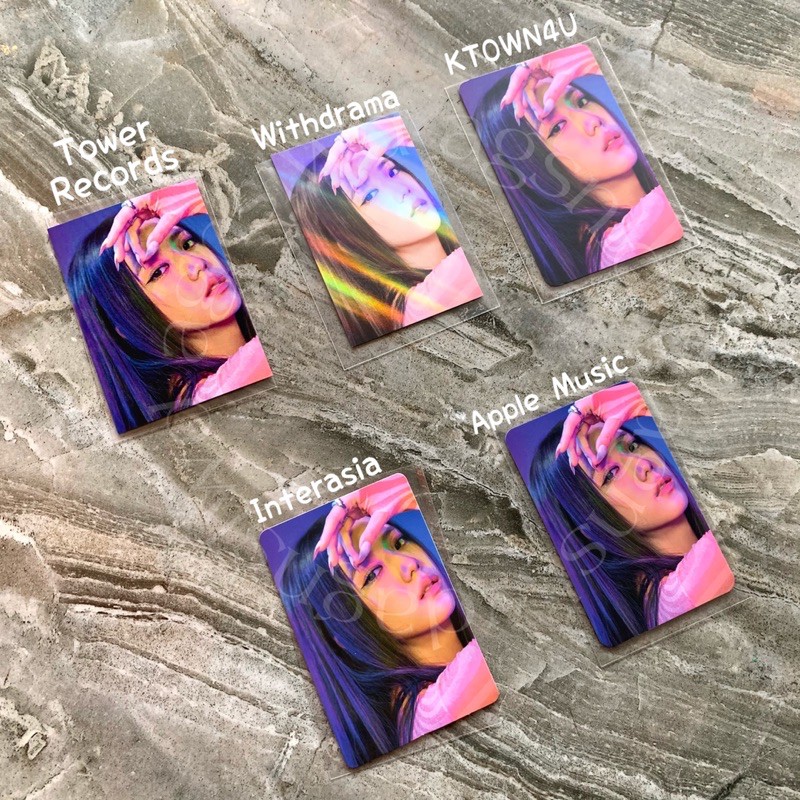 Jisoo photocard benefit How You Like That SET pob benefit ( HYLT POB Album)