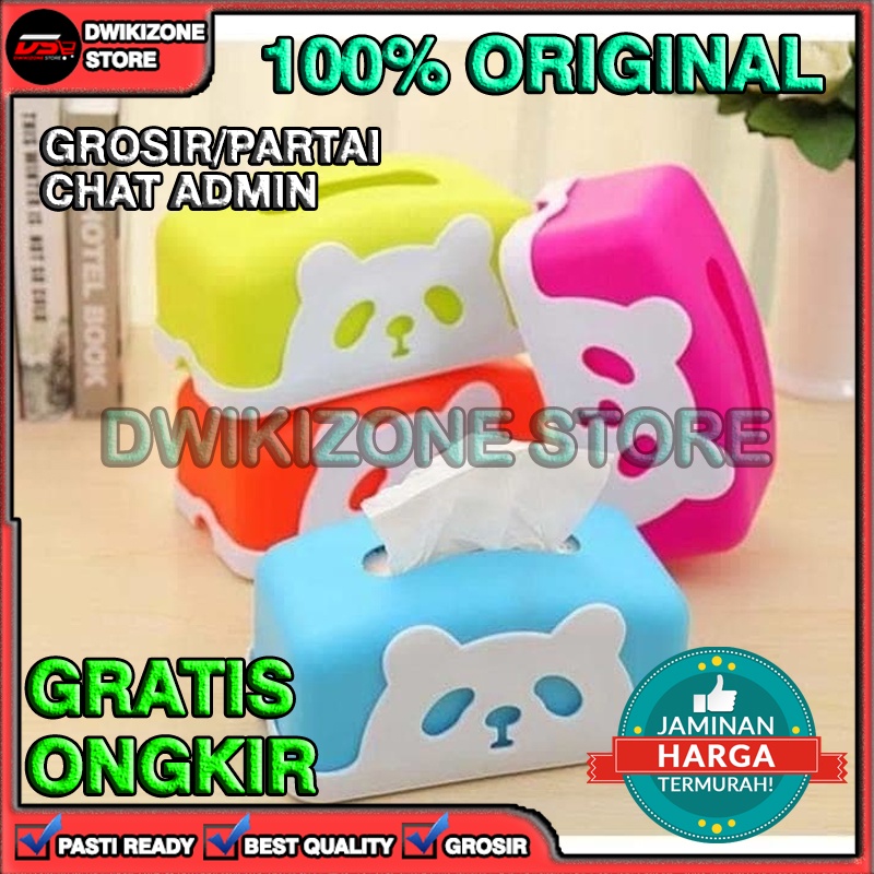 [GROSIR] TEMPAT WADAH KOTAK TISU TISSUE KARAKTER PANDA