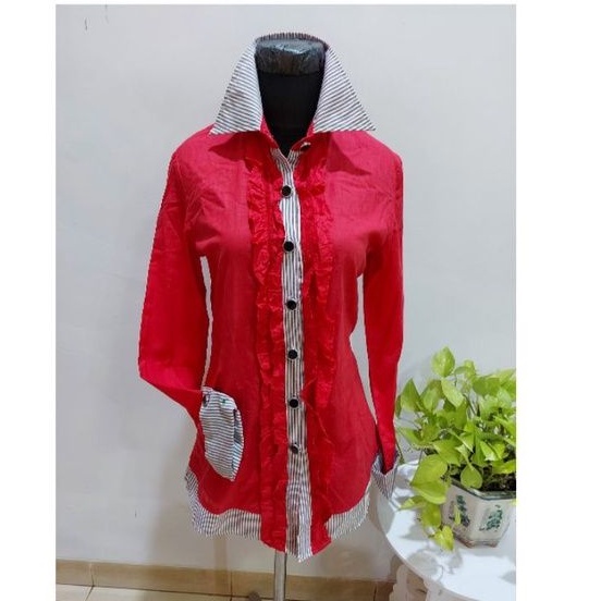 blouse imlek / blouse scuba