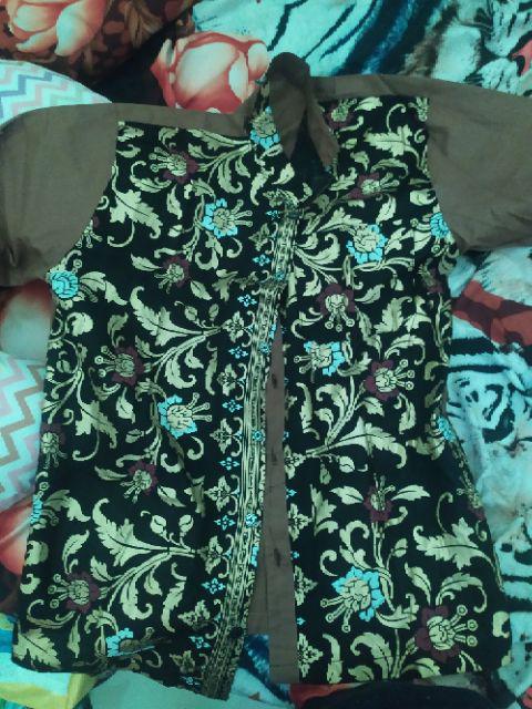 Kemeja Batik Pria Ppbtk07 Modern Lengan Panjang Casual Modis Trendy Masa Kini M L Xl Asli Pekalongan