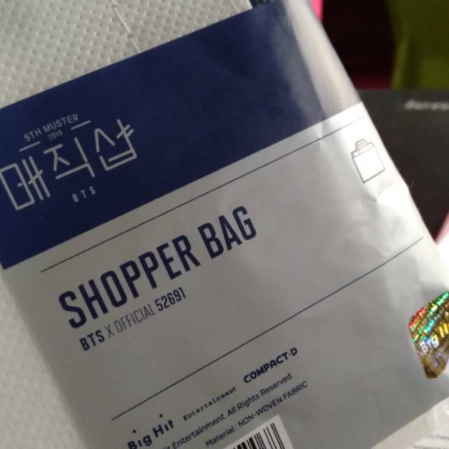 [OFFICIAL/READY] BTS 5th Muster MD Shopper Bag