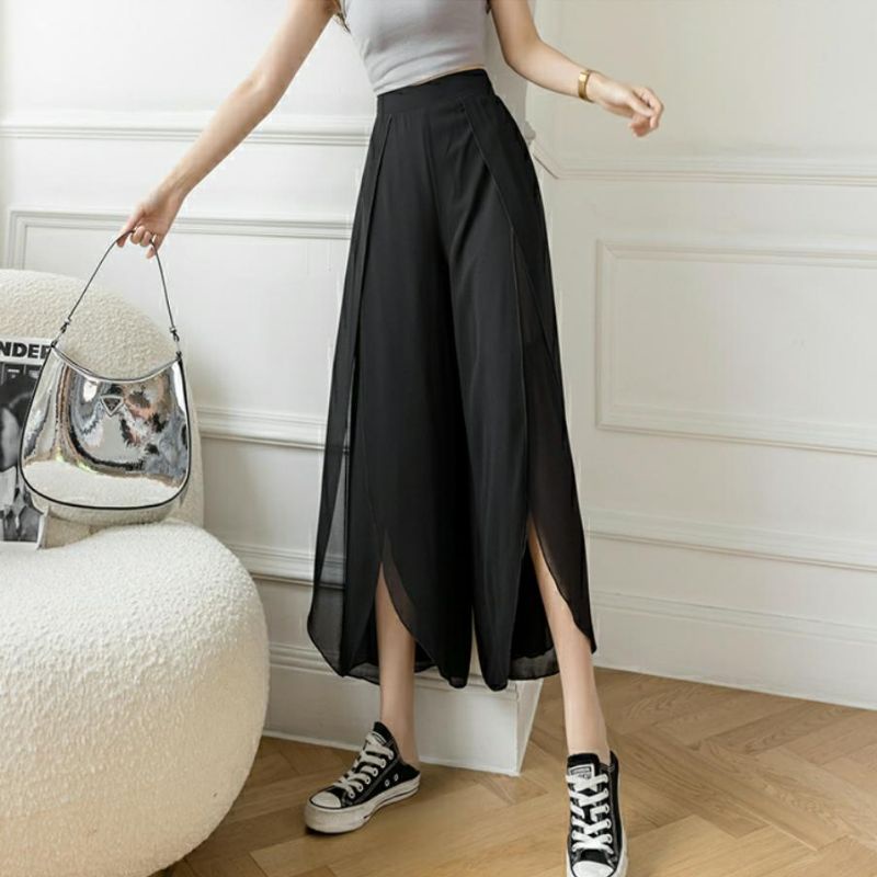 MDLV ~ 1632 Jazzel Two Layers Culotte Celana Kulot Import Fashion Import