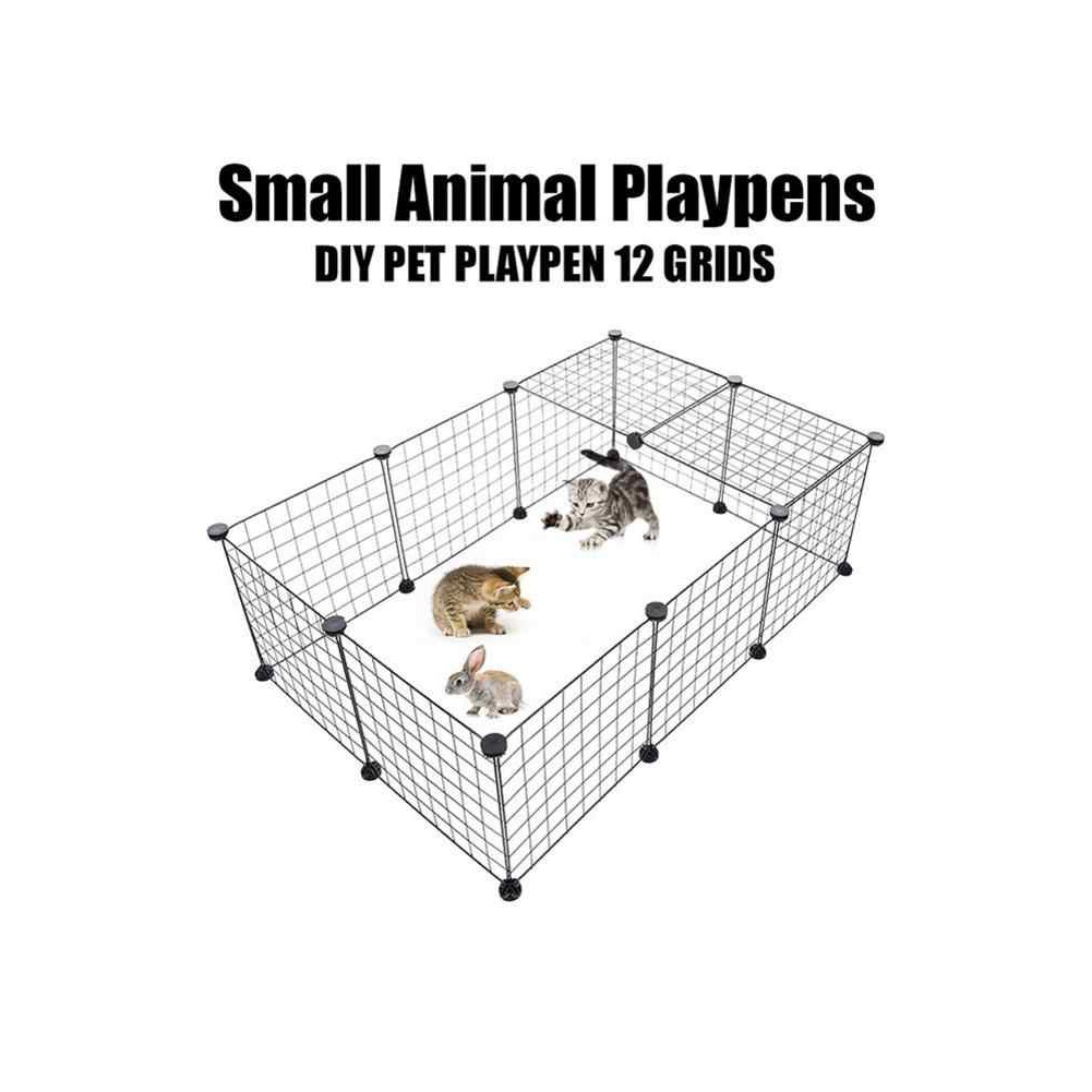 DIY Kandang Hewan Peliharaan / Kandang Kucing Hamster / Kandang Anjing Kandang Hamster Burung Pagar Besi DIY