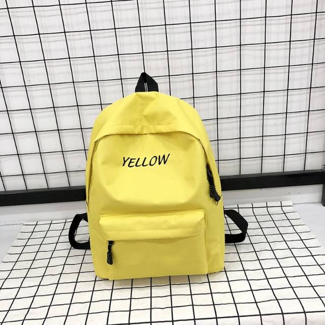 Polofelix Tas sekolah Color Backpack Basic Tas Ransel Sekolah Swag Simple Tapi Keren