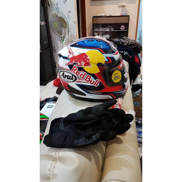 HELM ARAI RX7RR5 PEDROSA RED REDBULL EDITION SIZE L ORIGINAL JAPAN