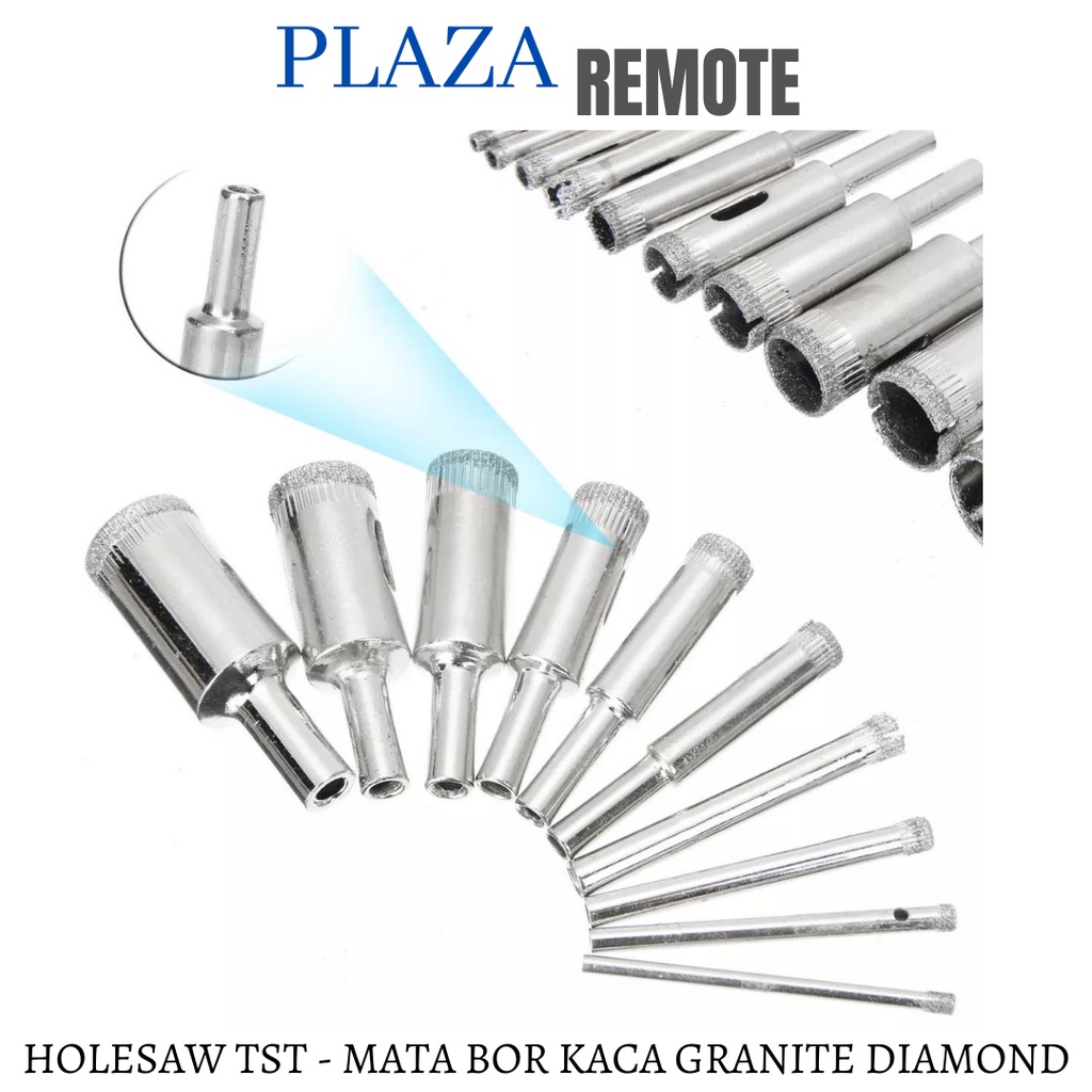 MATA BOR KACA HOLE SAW GRANITE KERAMIK DIAMOND 12 MM DRILL BIT