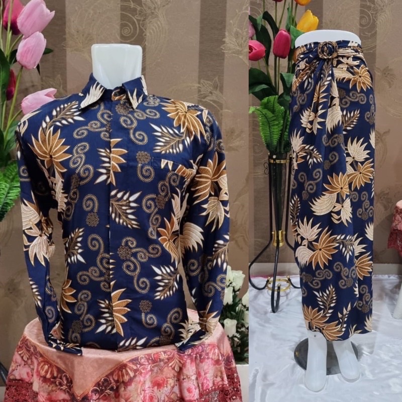 Jual Batik Couplebatik Lengan Panjang Couplerok Lilit Coupleset Couple Lilit Shopee Indonesia 1729