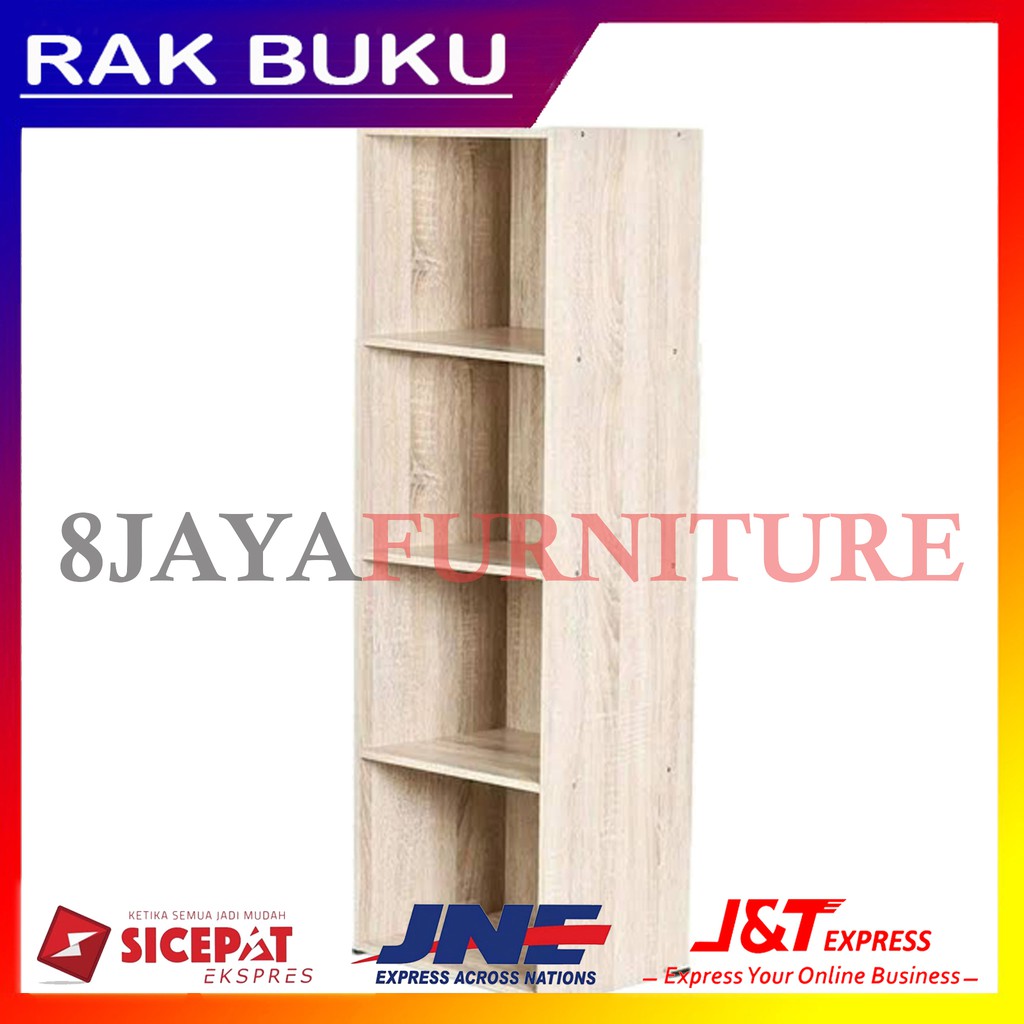 Rak Buku Lemari Serbaguna Kayu 4 Susun Dokumen Kantor Rak Buku Lemari Serbaguna Kayu 4 Susun Dokumen Kantor