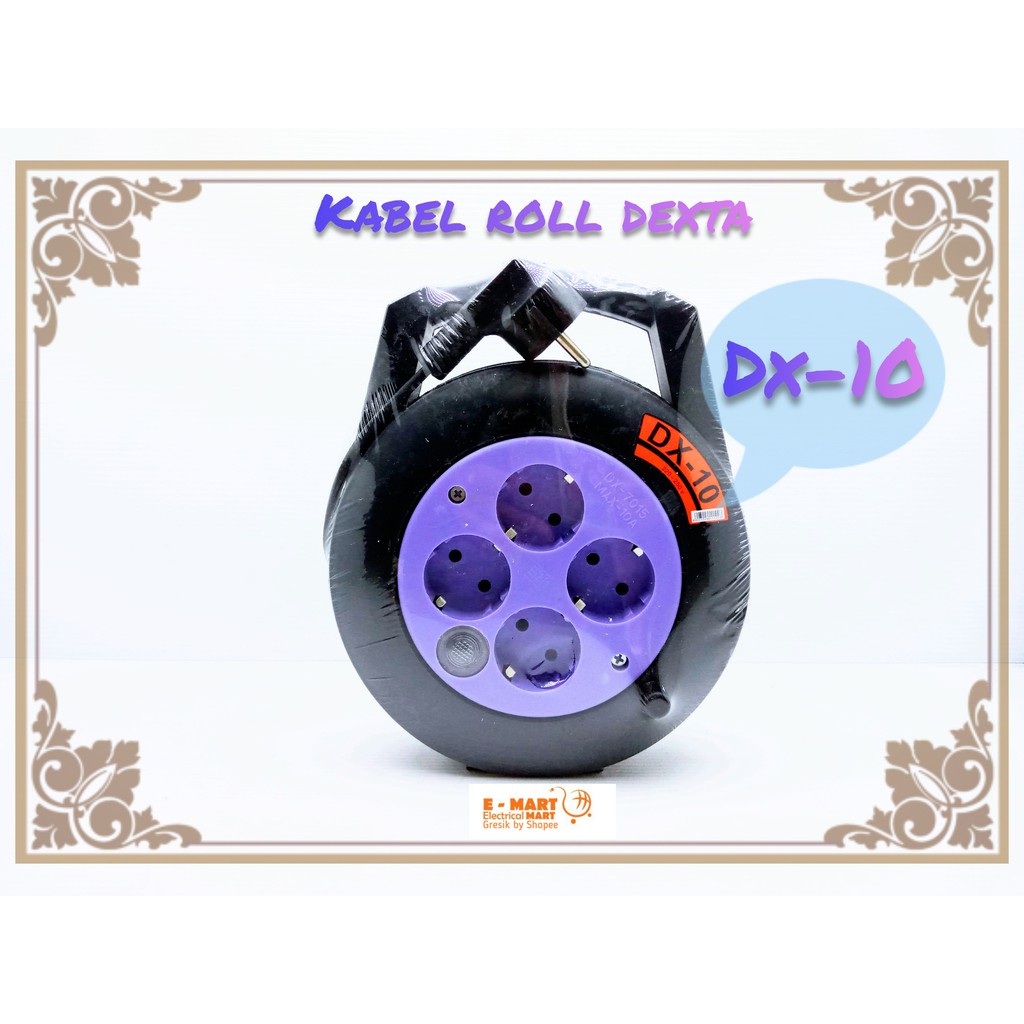 WAJIB PUNYA DEXTA KABEL ROLL DX-10 dengan LAMPU INDIKATOR DX10 Kabel Olor MURAH GROSIR