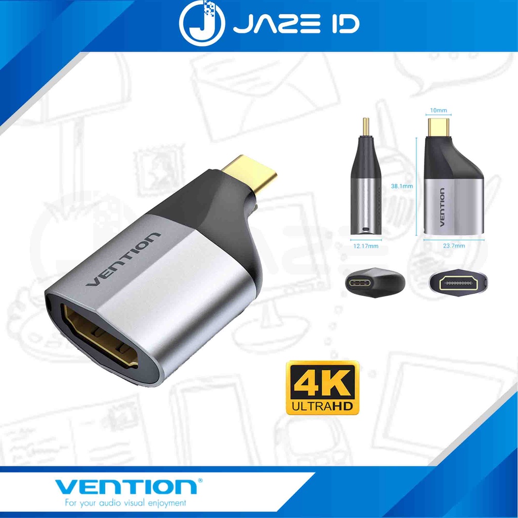 Vention Adapter USB 3.2 Type C to HDMI Thunderbolt 3.0 HDTV 4K