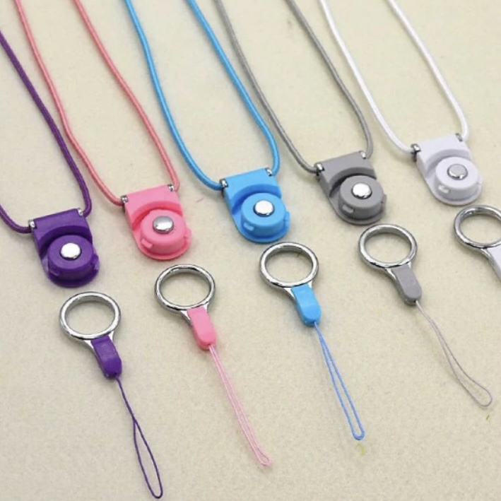 Tali Gantungan Strap HP Model Kalung 2in1 Tali Kecil