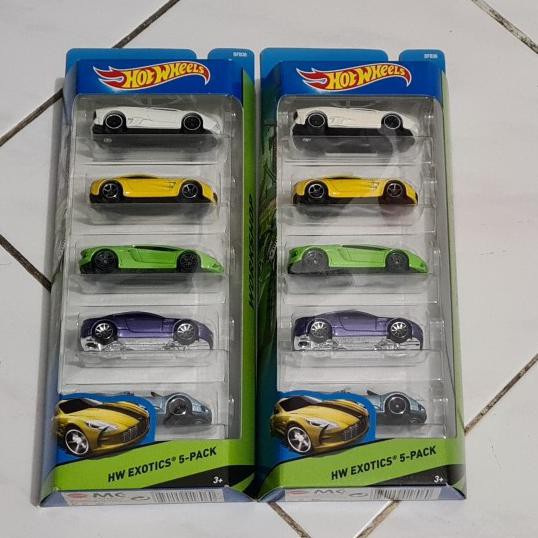 Terlaris Hot Wheels Hw Exotics 5-Pack Sport Car Hotwheels Berkualitas