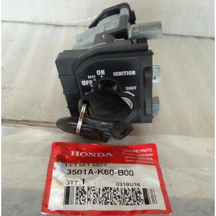 KUNCI KONTAK VARIO 150 FI 3501A-K60-B00 ORIGINAL HONDA