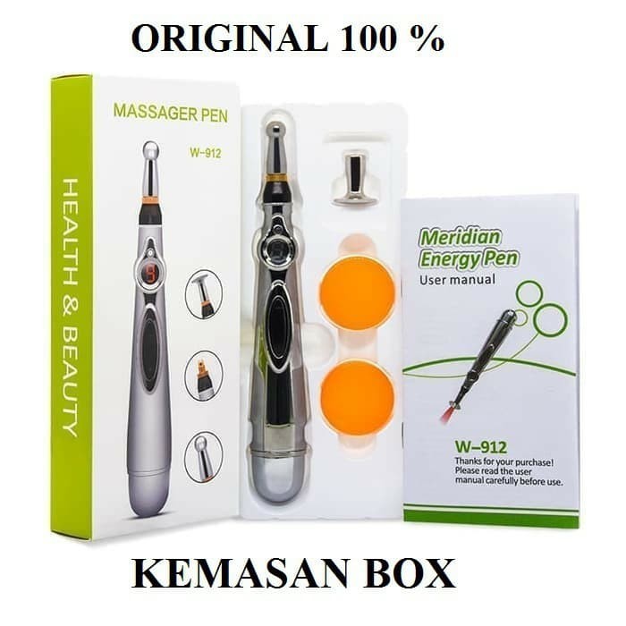 ORIGINAL W-912 PENA AKUPUNTUR PEN ALAT PIJAT REFLEKSI MASSAGER PEN