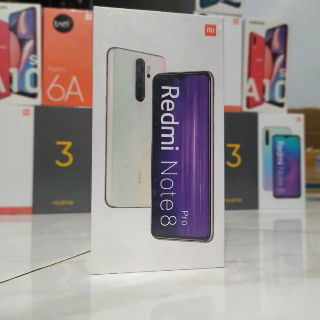Xiaomi Redmi Note 8 Pro white 6/128 garansi resmi