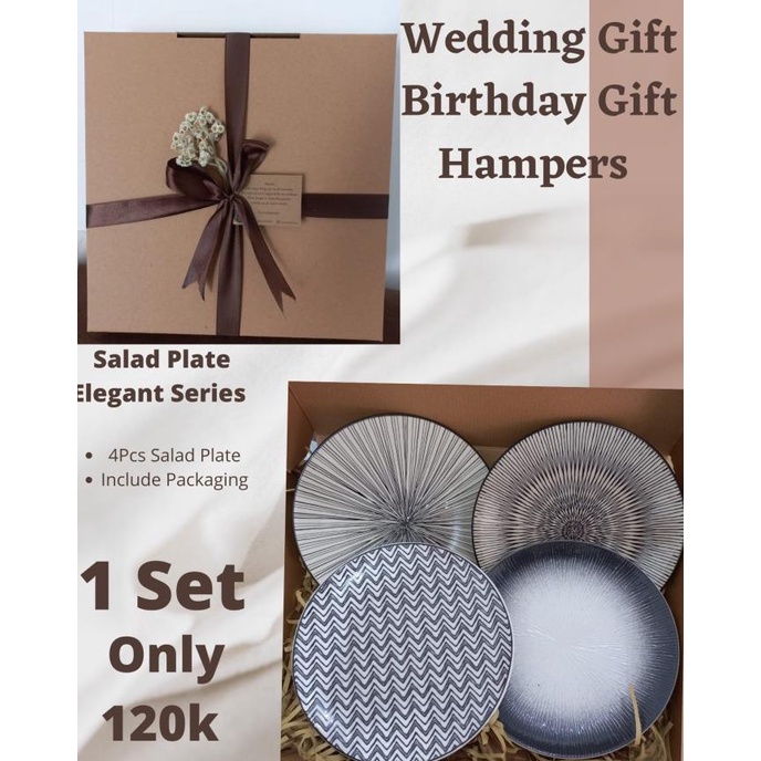 

Hampers Box Keramik Set Parcel Wedding Gift Kado Birthday Salad Series .