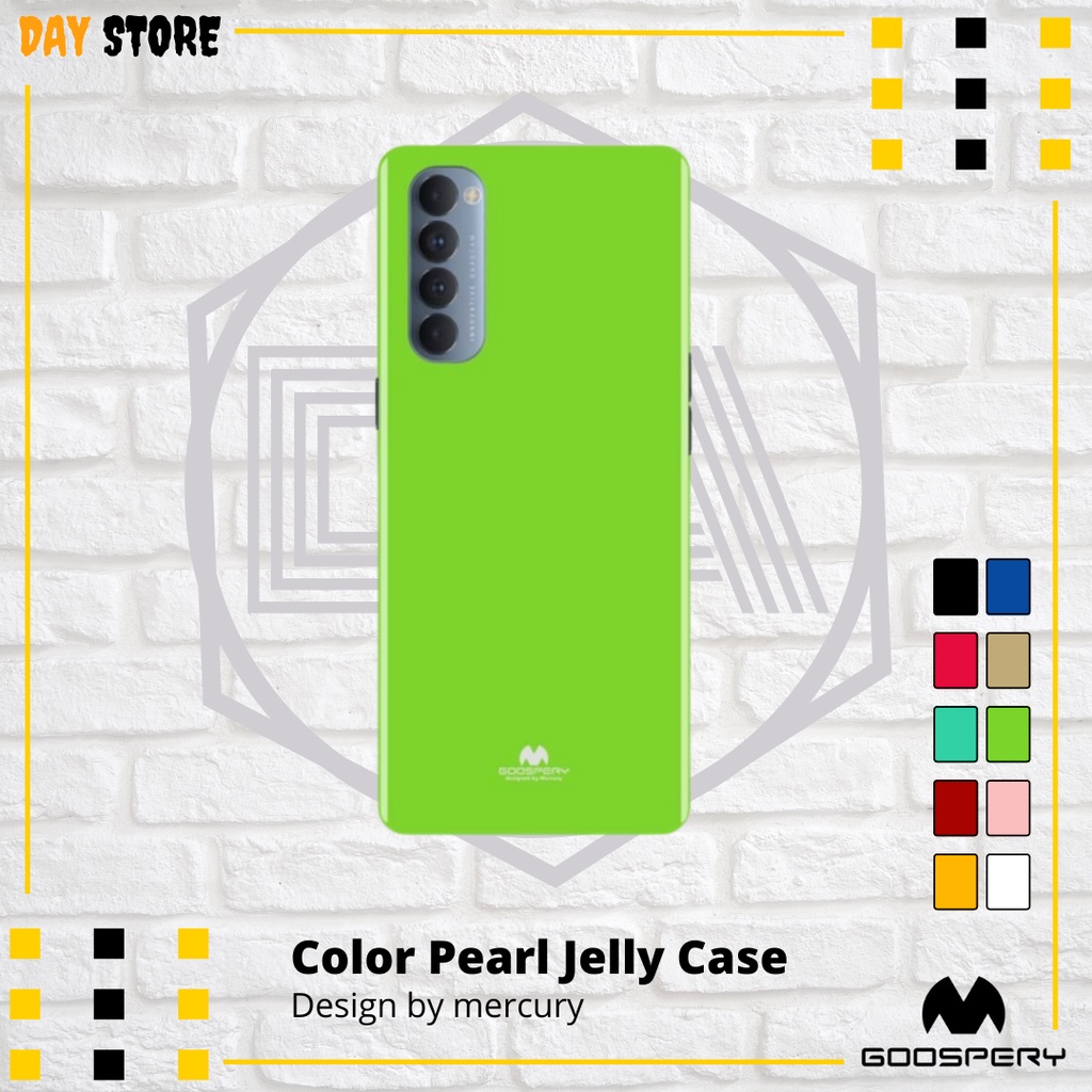 Case Casing Oppo Reno 4 Pro Pearl Jelly Case Mercury Goospery Original